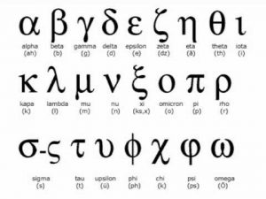 Ancient Greece Letters Koine Greek alphabet