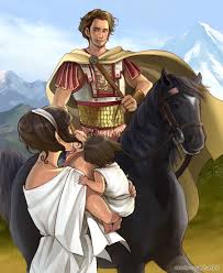 Alexander the Great and his horse, 