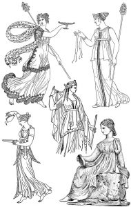 Ancient Greece female costumes