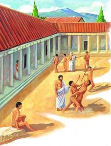 Ancient Greece's boys went to school