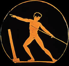 Ancient Greek Athlete with Javelin