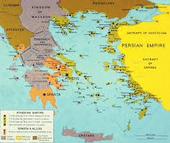 Ancient Greek Map in greece