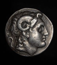 Ancient Greek silver Tetradrachm of Lysimachos