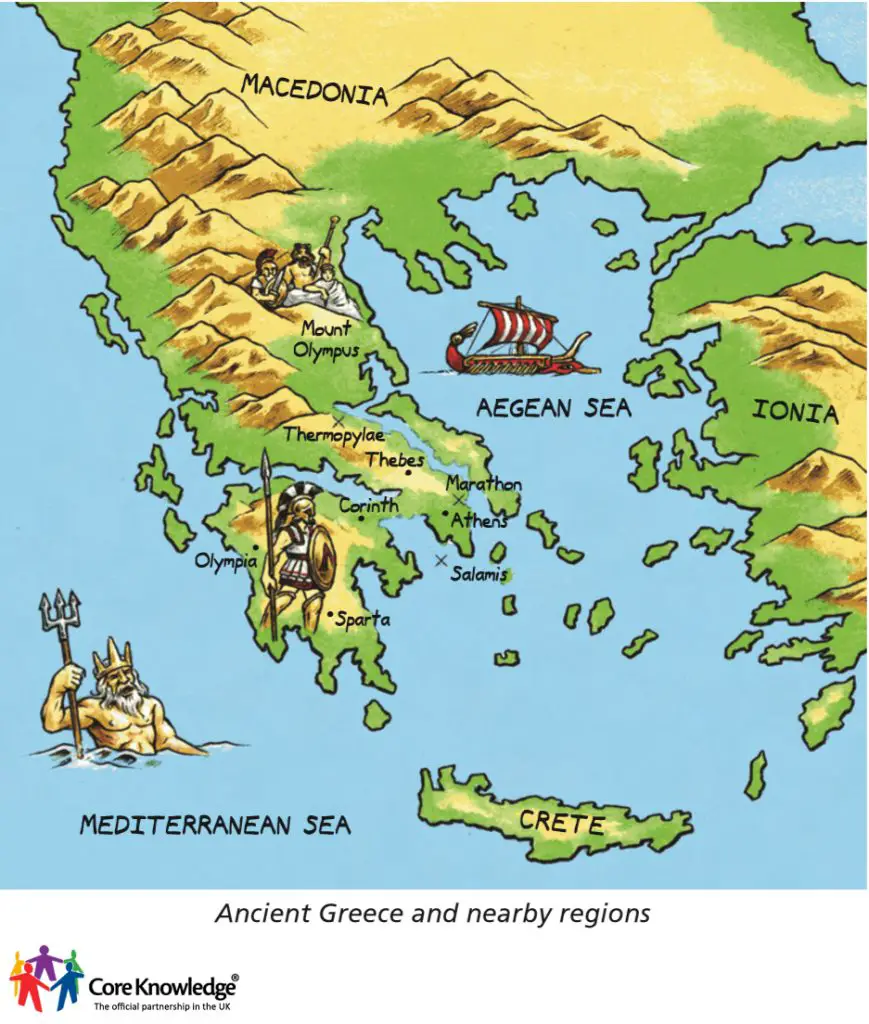 Ancient Greek Geography Worksheet