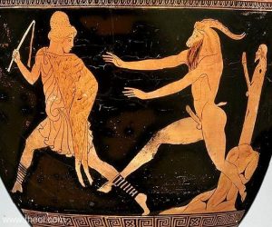 Athenian red figure krater