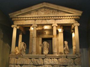 British Museum London England Greek Temple