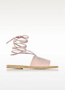 Ancient Greece Shoes Christina Pink Nubuck Sandal