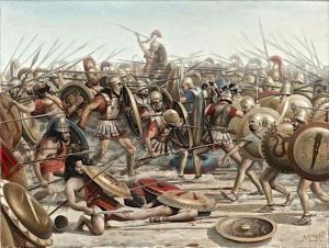Classical Greek age hoplite battle