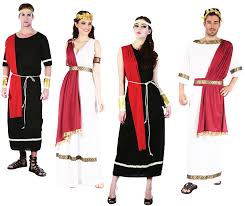 Dress Ancient Greek Grecian Mens Ladies Costume