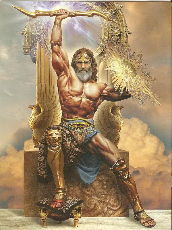 Ancient Greek Zeus God, Ancient Greek Honor Zeus, Zeus is son
