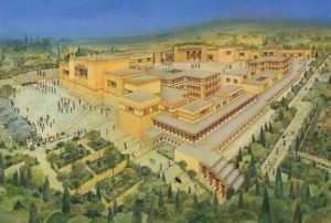 Knossos palace complex crete