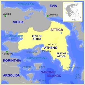 Map of Attica