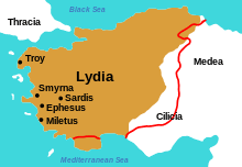 Map of Miletus