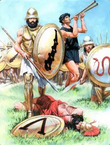 Peloponnesian war in greece