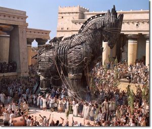 The legend of the Trojan horse