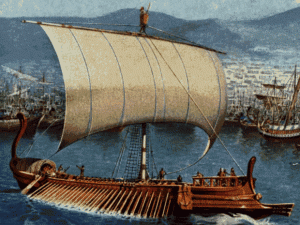 ancient greek ship art